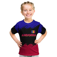 Andorra Kid T Shirt with Eagle Eyes and Paint Stroke Design - Wonder Print Shop