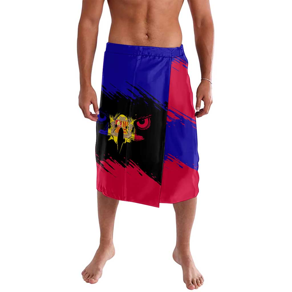 Andorra Lavalava with Eagle Eyes and Paint Stroke Design - Wonder Print Shop