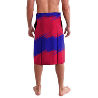 Andorra Lavalava with Eagle Eyes and Paint Stroke Design - Wonder Print Shop