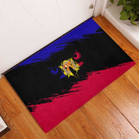 Andorra Rubber Doormat with Eagle Eyes and Paint Stroke Design - Wonder Print Shop