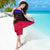 Andorra Sarong with Eagle Eyes and Paint Stroke Design - Wonder Print Shop