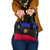 Andorra Shoulder Handbag with Eagle Eyes and Paint Stroke Design - Wonder Print Shop