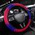 Andorra Steering Wheel Cover with Eagle Eyes and Paint Stroke Design - Wonder Print Shop