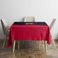 Andorra Tablecloth with Eagle Eyes and Paint Stroke Design - Wonder Print Shop