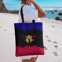 Andorra Tote Bag with Eagle Eyes and Paint Stroke Design - Wonder Print Shop