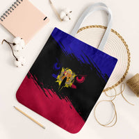 Andorra Tote Bag with Eagle Eyes and Paint Stroke Design - Wonder Print Shop