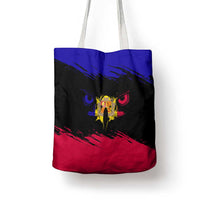 Andorra Tote Bag with Eagle Eyes and Paint Stroke Design - Wonder Print Shop
