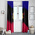 Andorra Window Curtain with Eagle Eyes and Paint Stroke Design - Wonder Print Shop