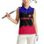Andorra Women Sleeveless Polo Shirt with Eagle Eyes and Paint Stroke Design - Wonder Print Shop