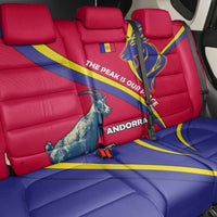 Andorra Back Car Seat Cover with Mountain Goat and Curved Stripe Design - Wonder Print Shop