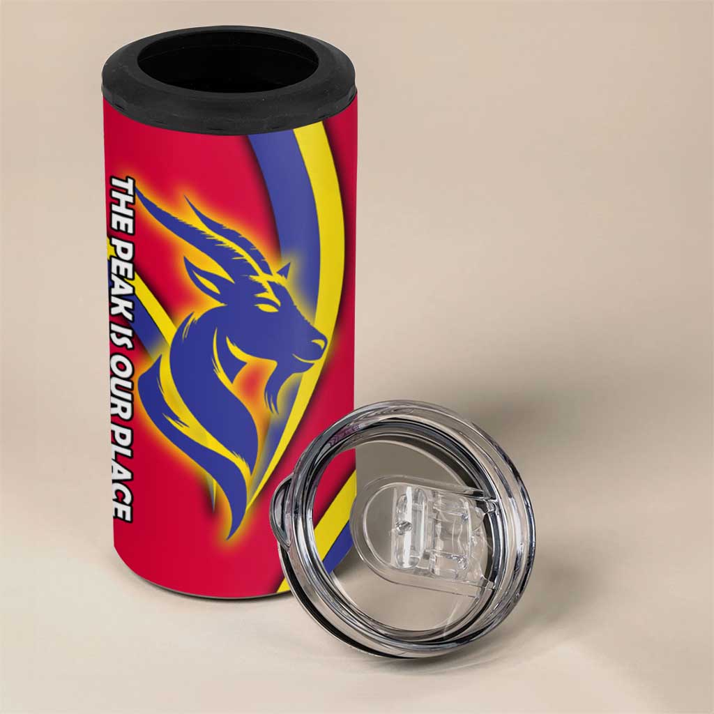 Andorra 4 in 1 Can Cooler Tumbler with Mountain Goat and Curved Stripe Design - Wonder Print Shop