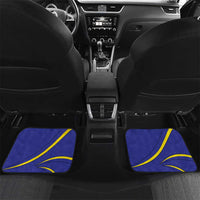 Andorra Car Mats with Mountain Goat and Curved Stripe Design - Wonder Print Shop