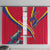 Andorra Window Curtain with Mountain Goat and Curved Stripe Design - Wonder Print Shop