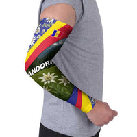 Andorra Arm Sleeves with Edelweiss Mountain Landscape Design - Wonder Print Shop