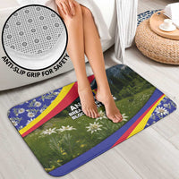 Andorra Bathroom Set with Edelweiss Mountain Landscape Design - Wonder Print Shop