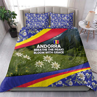 Andorra Bedding Set with Edelweiss Mountain Landscape Design - Wonder Print Shop