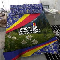 Andorra Bedding Set with Edelweiss Mountain Landscape Design - Wonder Print Shop