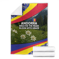 Andorra Blanket with Edelweiss Mountain Landscape Design - Wonder Print Shop