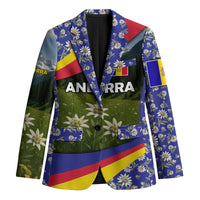 Andorra Blazer with Edelweiss Mountain Landscape Design - Wonder Print Shop