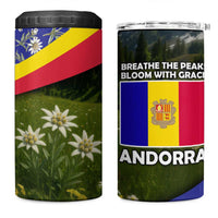 Andorra 4 in 1 Can Cooler Tumbler with Edelweiss Mountain Landscape Design - Wonder Print Shop