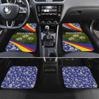 Andorra Car Mats with Edelweiss Mountain Landscape Design - Wonder Print Shop