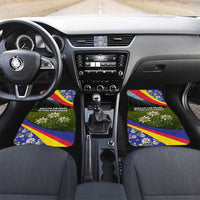 Andorra Car Mats with Edelweiss Mountain Landscape Design - Wonder Print Shop