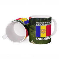 Andorra Ceramic Mug with Edelweiss Mountain Landscape Design - Wonder Print Shop