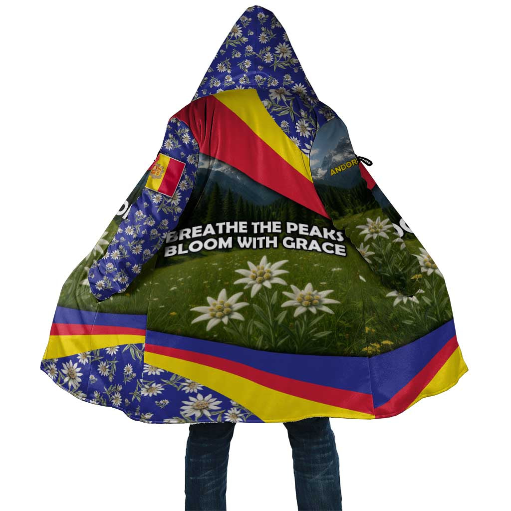 Andorra Cloak with Edelweiss Mountain Landscape Design - Wonder Print Shop