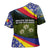 Andorra Cross Shoulder Shirt with Edelweiss Mountain Landscape Design - Wonder Print Shop