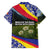 Andorra Family Matching Summer Maxi Dress and Hawaiian Shirt with Edelweiss Mountain Landscape Design - Wonder Print Shop