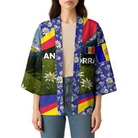 Andorra Kimono with Edelweiss Mountain Landscape Design - Wonder Print Shop