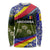 Andorra Long Sleeve Shirt with Edelweiss Mountain Landscape Design - Wonder Print Shop