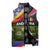 Andorra Sleeveless Puffer Jacket with Edelweiss Mountain Landscape Design - Wonder Print Shop