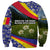 Andorra Sweatshirt with Edelweiss Mountain Landscape Design - Wonder Print Shop