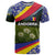 Andorra T Shirt with Edelweiss Mountain Landscape Design - Wonder Print Shop