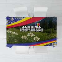 Andorra Tablecloth with Edelweiss Mountain Landscape Design - Wonder Print Shop