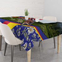Andorra Tablecloth with Edelweiss Mountain Landscape Design - Wonder Print Shop