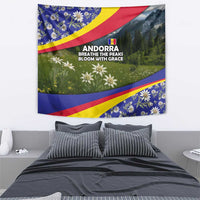 Andorra Tapestry with Edelweiss Mountain Landscape Design - Wonder Print Shop