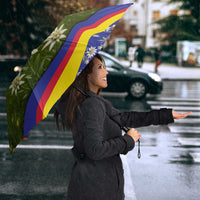 Andorra Umbrella with Edelweiss Mountain Landscape Design - Wonder Print Shop