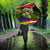 Andorra Umbrella with Edelweiss Mountain Landscape Design - Wonder Print Shop