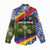 Andorra Women Casual Shirt with Edelweiss Mountain Landscape Design - Wonder Print Shop