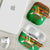 Burkina Faso AirPods Case with Green Tribal Pattern Design and National Flag Motif - Wonder Print Shop