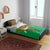 Burkina Faso Bedding Set with Green Tribal Pattern Design and National Flag Motif - Wonder Print Shop