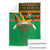 Burkina Faso Blanket with Green Tribal Pattern Design and National Flag Motif - Wonder Print Shop