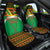 Burkina Faso Car Seat Cover with Green Tribal Pattern Design and National Flag Motif - Wonder Print Shop