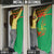 Burkina Faso Door Cover with Green Tribal Pattern Design and National Flag Motif - Wonder Print Shop