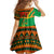 Burkina Faso Family Matching Summer Maxi Dress and Hawaiian Shirt with Green Tribal Pattern Design and National Flag Motif - Wonder Print Shop