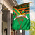 Burkina Faso Garden Flag with Green Tribal Pattern Design and National Flag Motif - Wonder Print Shop