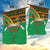 Burkina Faso Garden Flag with Green Tribal Pattern Design and National Flag Motif - Wonder Print Shop
