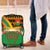 Burkina Faso Luggage Cover with Green Tribal Pattern Design and National Flag Motif - Wonder Print Shop